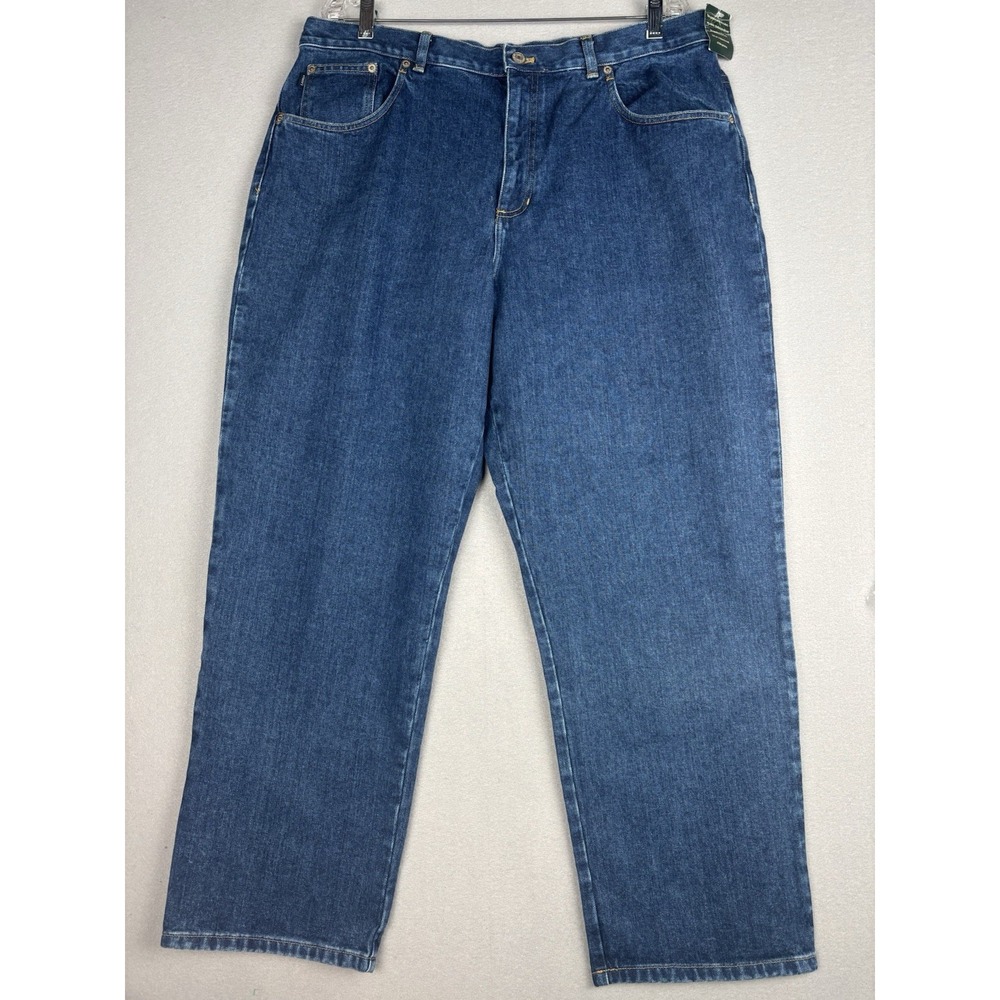 Ralph Lauren Lauren Jeans Co Women's 18W Blue Classic Fit Denim Pants 4206